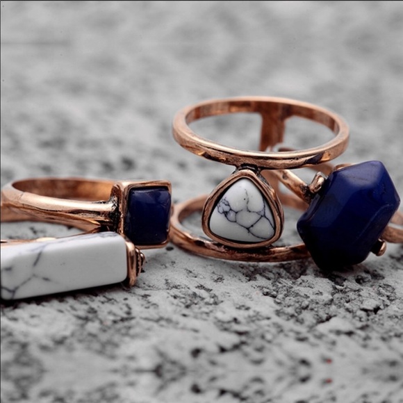 💙 four piece ring set - Picture 5 of 5